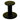 COFFEE TAMPER BLACK PLASTIC 48/57MM